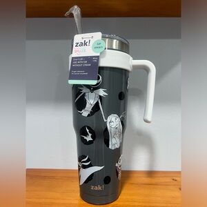ZAK DESIGNS NWT 40oz NBC Nightmare Before Christmas Gray Halloween Tumbler